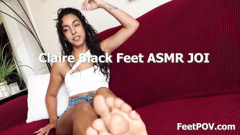 Claire Black Feet ASMR JOI Sensation