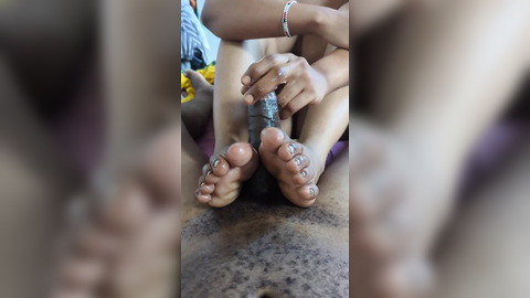 Beautiful Footjob From a Horny Babe