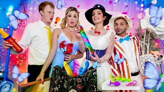 MYLF - Mischievous Nanny Sparks a Wild &mdash;  Explicit Chaos in the House!