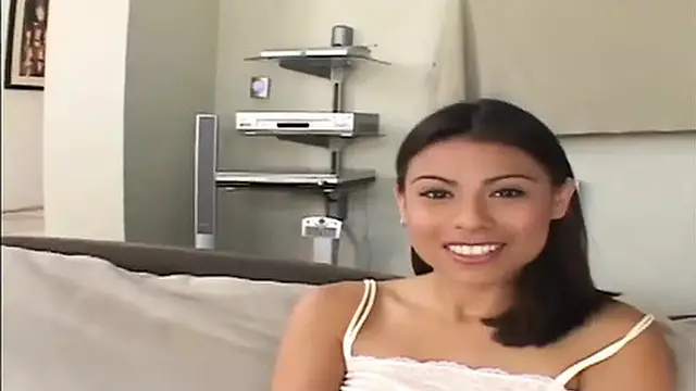 Megan Martinez proudly shows cum on her face after deep penetration