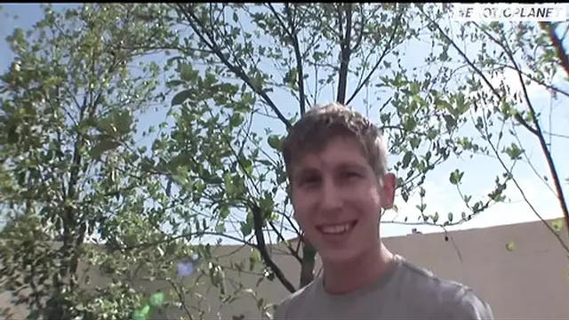 Blonde teen - Cum in her face