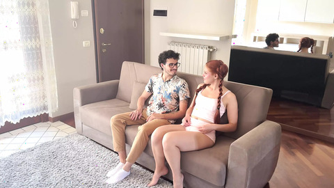 Teen redhead seduces my friend's sibling (Dia ITA)