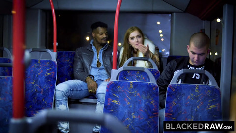 Two Girls Have Wild Sex with Big Cock🌭 on Bus!