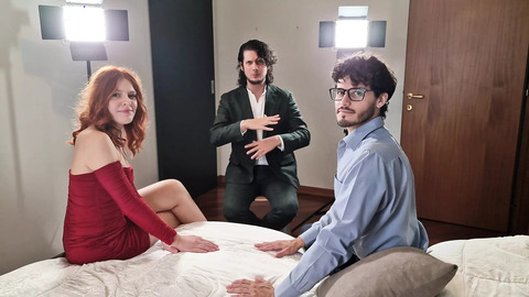 An Italian Pair Casts for Hot Fun, Ends Up in Threesome