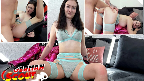 First Time Casting: German Scout Teases Small Tits Bella For Raw Fuck