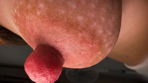 Long Version: Very Unusual Mouse Nose Nipples Girl Got Gift - Kilo of Cheese