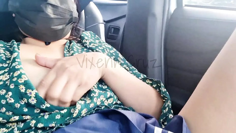 Car Secret🤫 Stroke - Guy's Wish - Damp Vulva