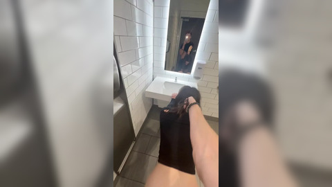 Naughty😈 Teen Sucks Random Dick🍆 in Walmart Toilets