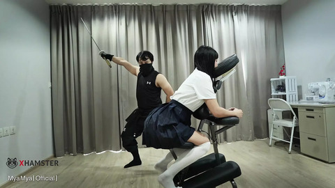Ninja Style Massage for Horny🥵 Cute Asian Girl