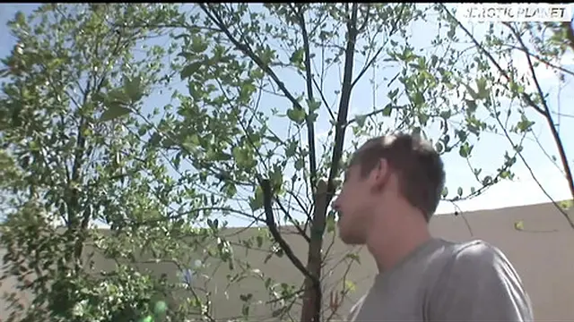 Blonde teen - Face fuck with cum