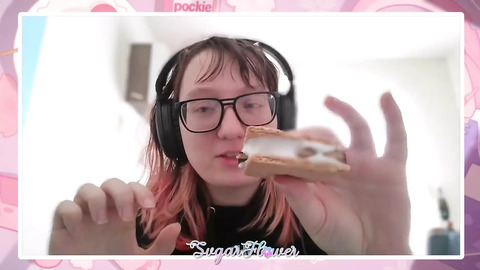 Eating Some Gooey Smores! Asmr Chewing