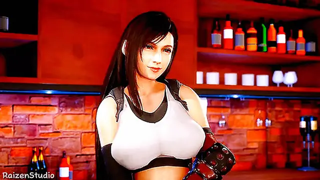 Tifa′s Sweet Nectar Sucks Old Man′s Soul Out of His Throat!