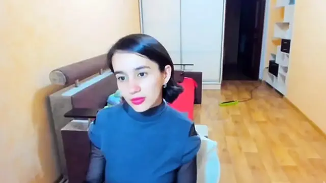 Myla Angel Savoring Her Big Hangers While Alone In Her Room