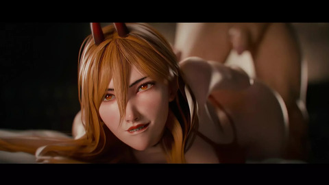 Chainsaw-man ( Power ) In The Secret Room - Hentai Uncensored