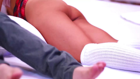 Teacher and director sneak to the apartment for sex