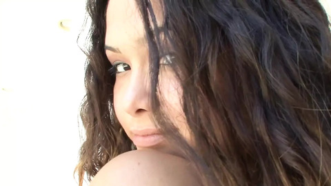 Brunette Latina with big ass takes in backdoors