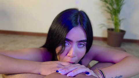 Petite Blue Eyed Girl Sucks Cock Deliciously Well Then She Gets Fucked Hard