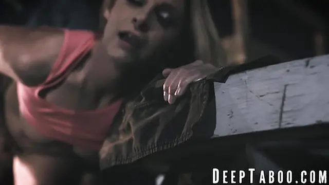  MILF summer gets deep-throated and face-fucked by young guy