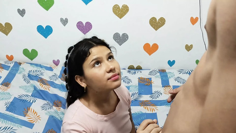 MY STEPBROTHER WON'T LET ME DO MY HOMEWORK AND FUCKS ME UNTIL HE CUMS