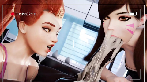 Overwatch Dva Gobbles Huge Black Cock🌭 Brutal Ball Busting