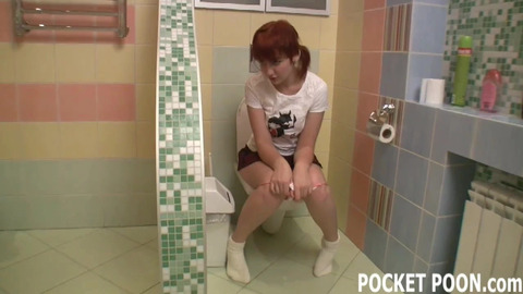 Cute teen caught masturbating by her roommate