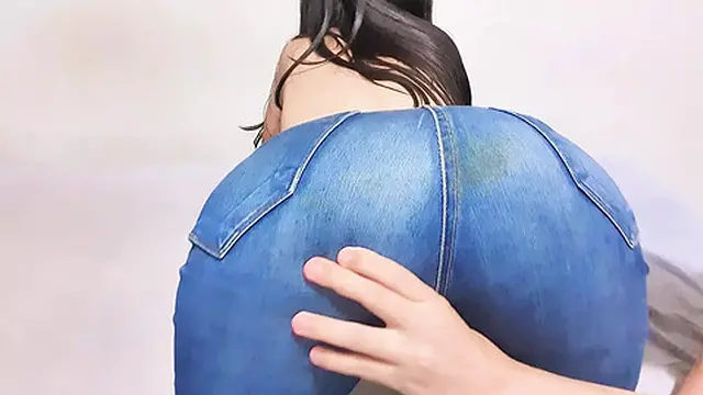 Young wife showing off her beautiful ass