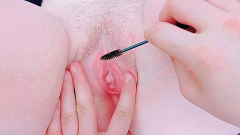 Her pussy twitches with every dirty stroke