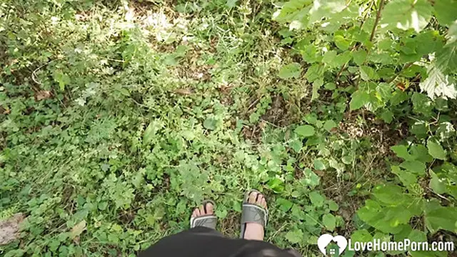I Meet a Yoga Teen Girl in the Forest and Fuck Her Tight Pussy Hard