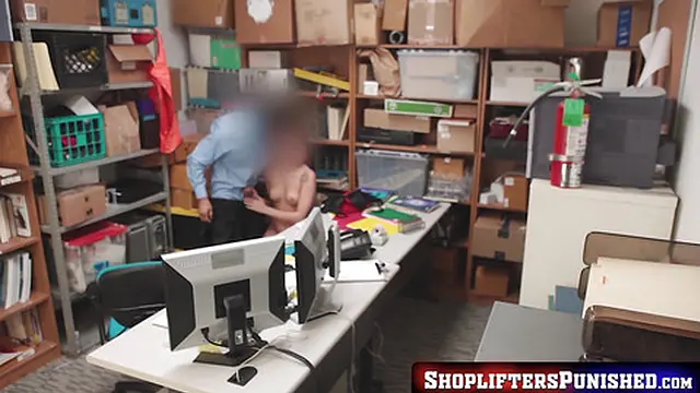 Teen steals shoplifted item &mdash;  gets big dick🍆 reward for jail break