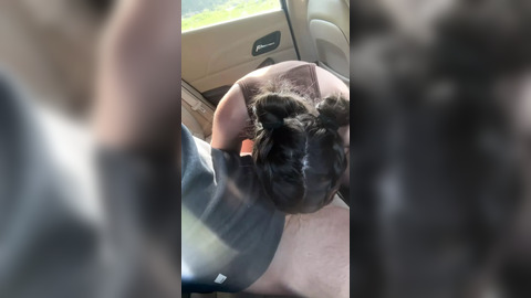 Teen Slut Gives Sloppy Blowjob in Backseat then Gets Fucked on Hood