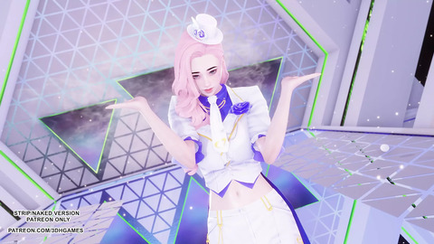 MMD LEE SUHYUN - ALIEN Seraphine Sexy Kpop Dance League Of Legends Uncensored Hentai 4K