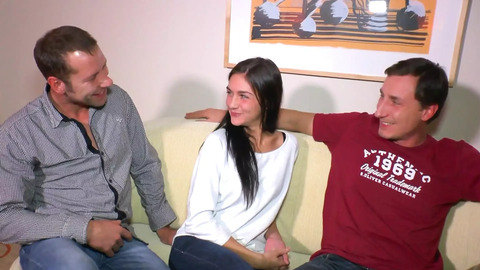 Threesome full of orgasms derived from amateur sex - 1