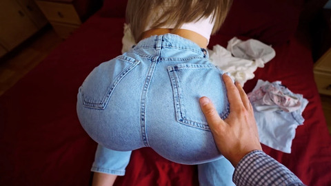 Stepbrother helps stepsister clean her room   but things got dirty