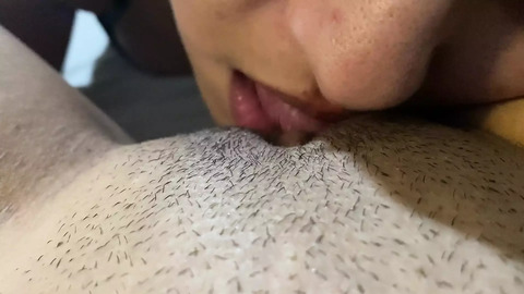 Stepsis strips me down, fingers my twat, and slurps my clit