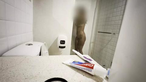 Catching My Step-sister Touching Herself in the Shower and Let Me Fuck
