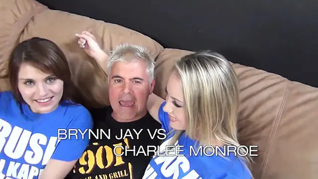 College coeds suck off a group of guys!