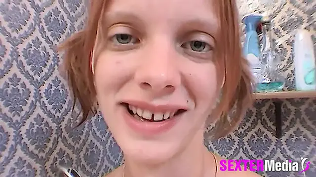 Teen girl urinates in private🤫 stall