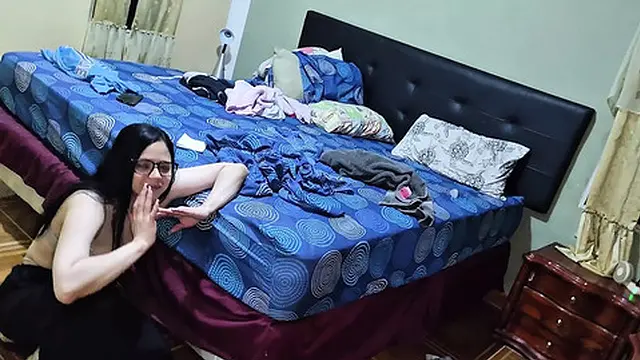 This is how I find my neighbor when her husband is not there