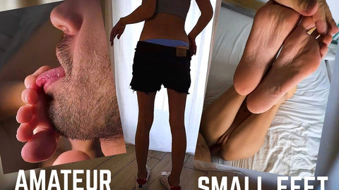 Stepsis flaunts fresh kicks then gives daddy toe-jam pedicure before sucking cock🍆
