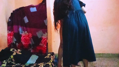 Cute stepsister watching pron for the first time and want's to try everything with stepbrother