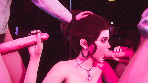 Stretched pupil receives dual cock🌭 invasion at racy anime rave
