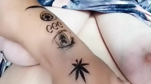 Showing tits in the village