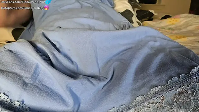 Close up of big &mdash;  giant clit of Fiona Brandy  Dirty talk with messy &mdash;  wet &mdash;  drooling masturbation!