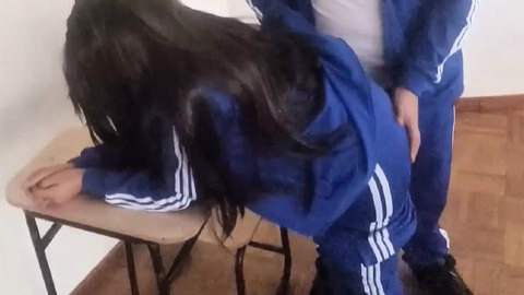 The schoolgirl told me to fuck her after her math class —  she gives me her ass for homework PART 1