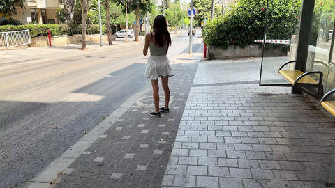 Stranger approached me at Bus Station. He touched me and my panties got wet