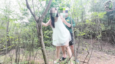 Thai girl asks for quick in the jungle No one around! Thai Voice
