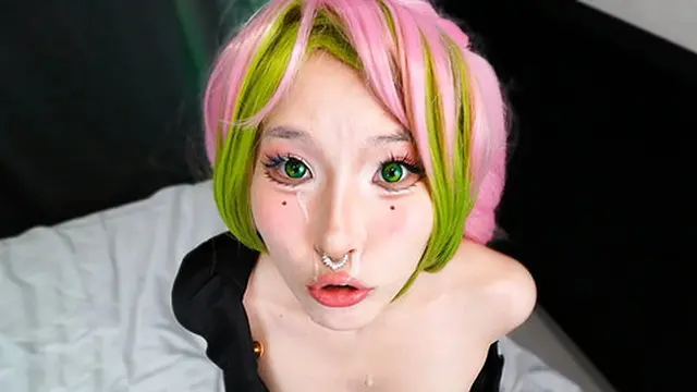 Shy Mitsuri Kanroji from Demon Slayer Trades Katana for Hard Fuck & Deepthroat – Tantaly