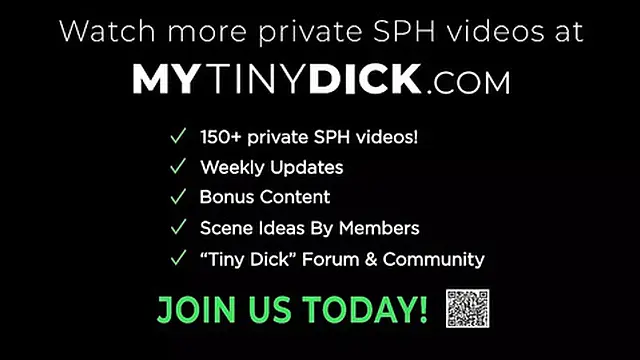 Small dick loser eating her pussy all the way