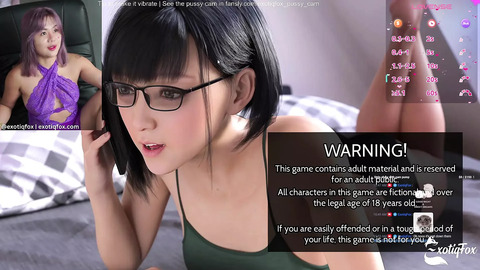 Fresh Women Episode 5 Gameplay and Live Gooning with Cute Asian Streamer Gabbi