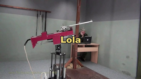 Lola5 Spanking Machine - Bare Back Whipping